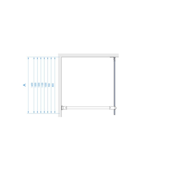 Brasta Dora fastvegg 90 cm - Bilde 8